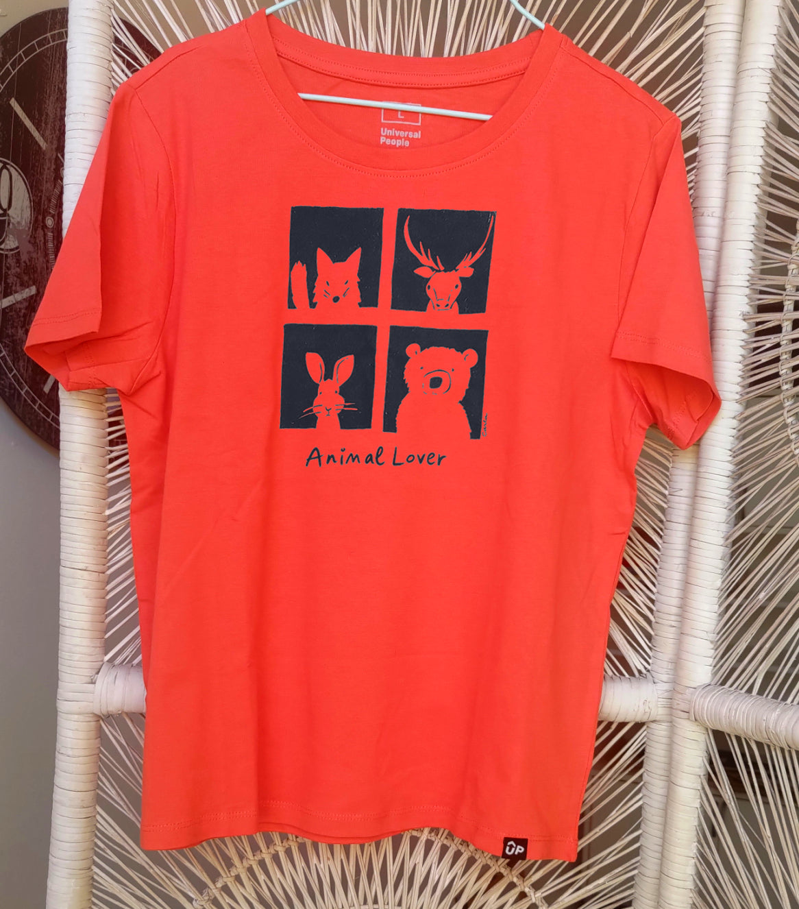 handmade fox elk deer rabbit brown bear t-shirt Carla Ventresca