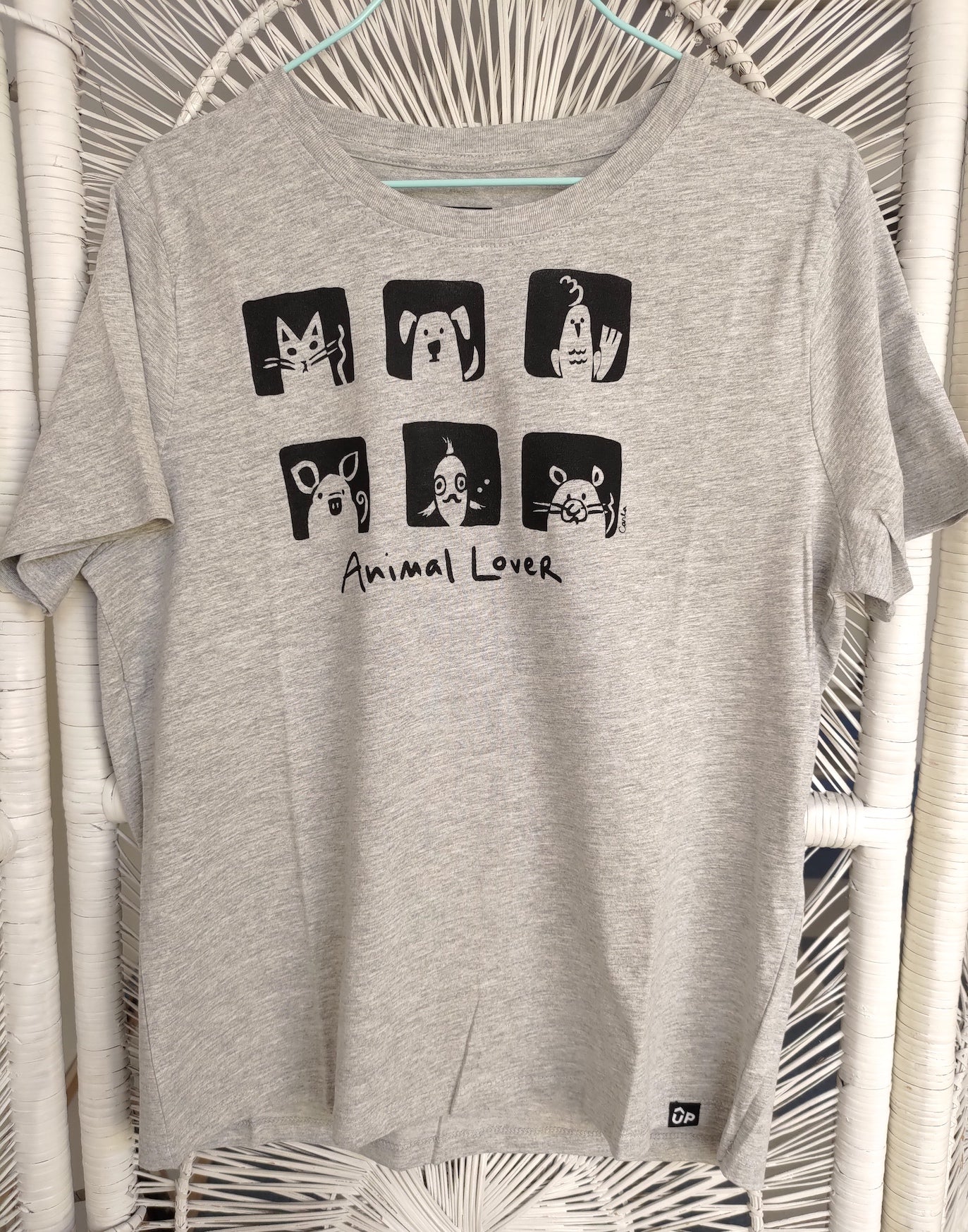 Animal Lover cat dog bird pig fish mouse t-shirt Carla Ventresca Miller Art