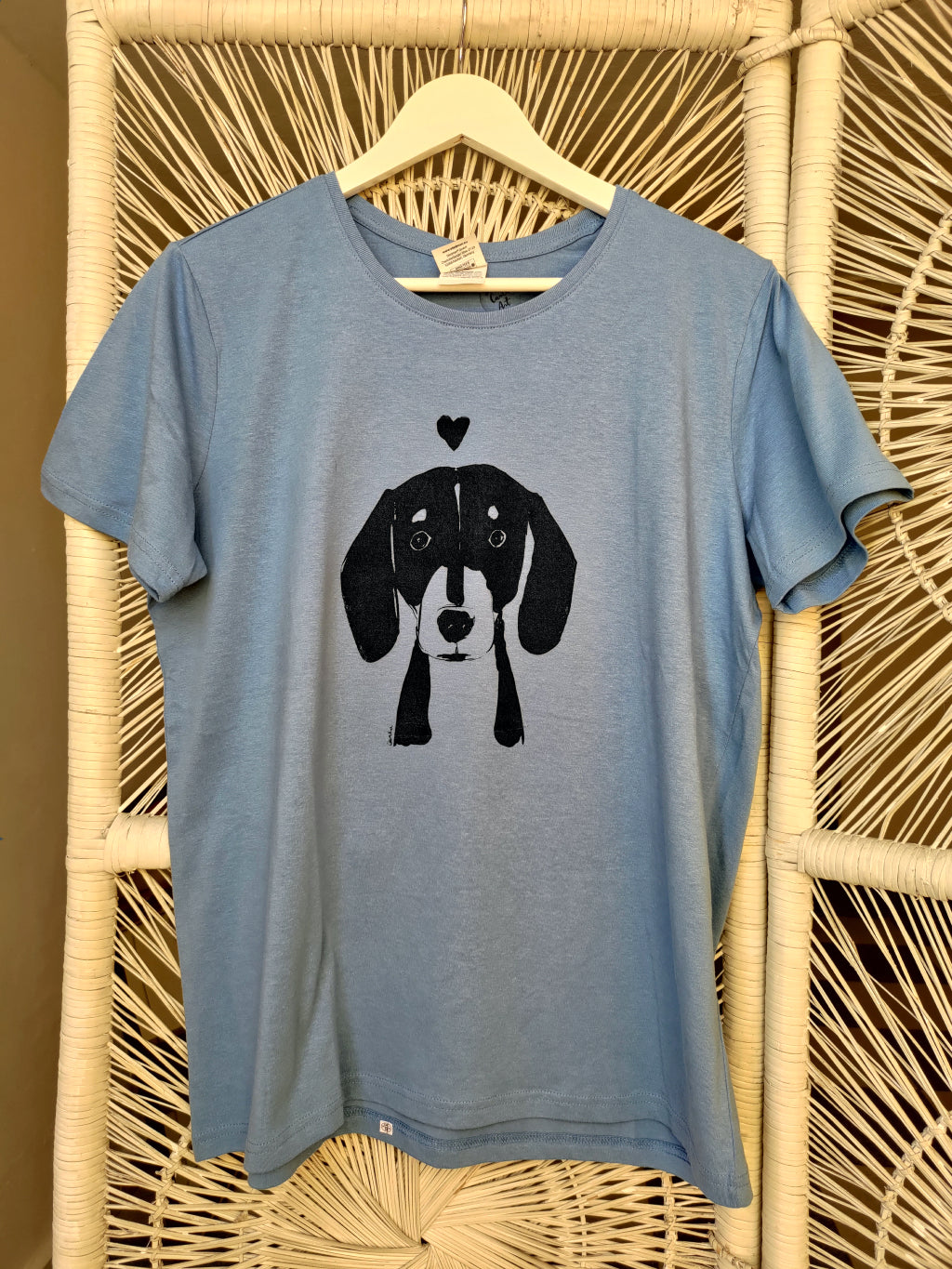 Handmade Dachshund t-shirt Carla Ventresca Studio Carla Art