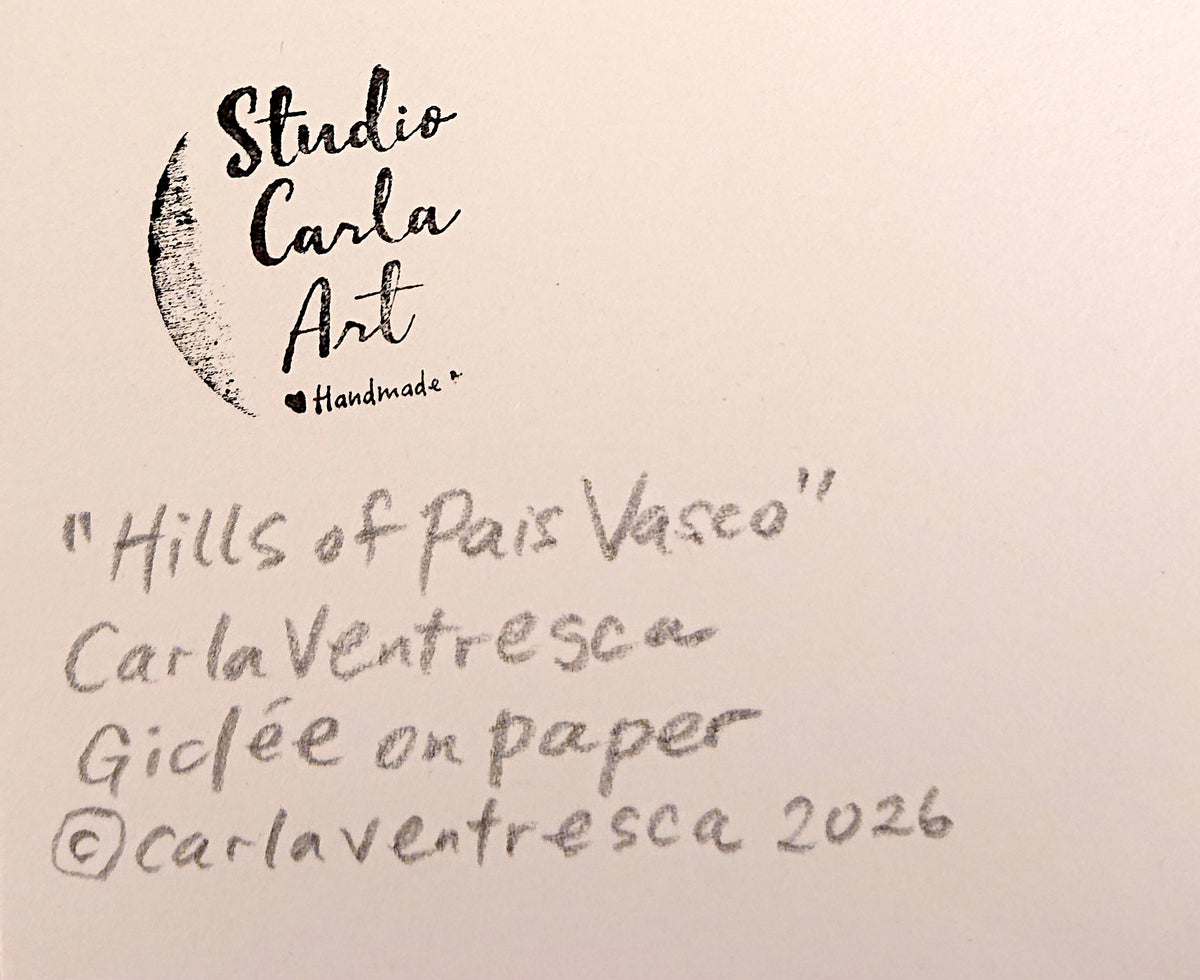 Hills of Pais Vasco - Giclée Archival Print