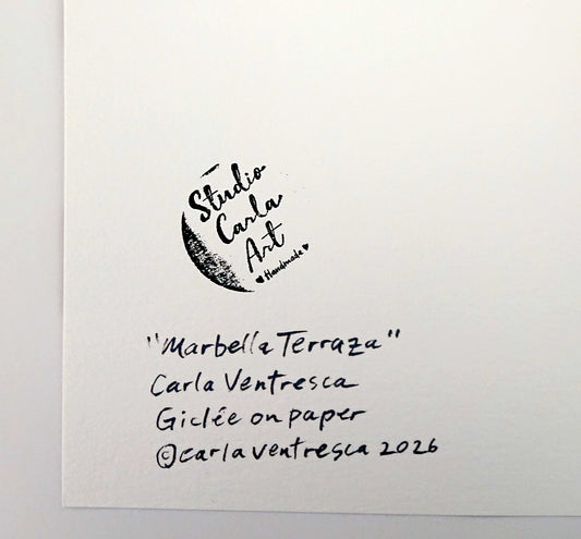 Marbella Terraza - Giclée Archival Print