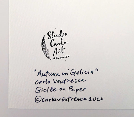 Autumn in Galicia - Giclée Archival Print