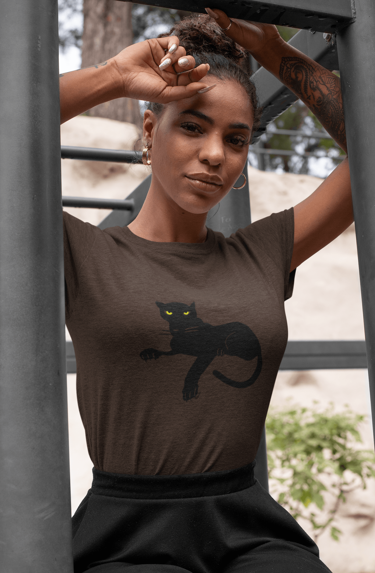 Black Panther Short-Sleeve Men's and Women's T-Shirt