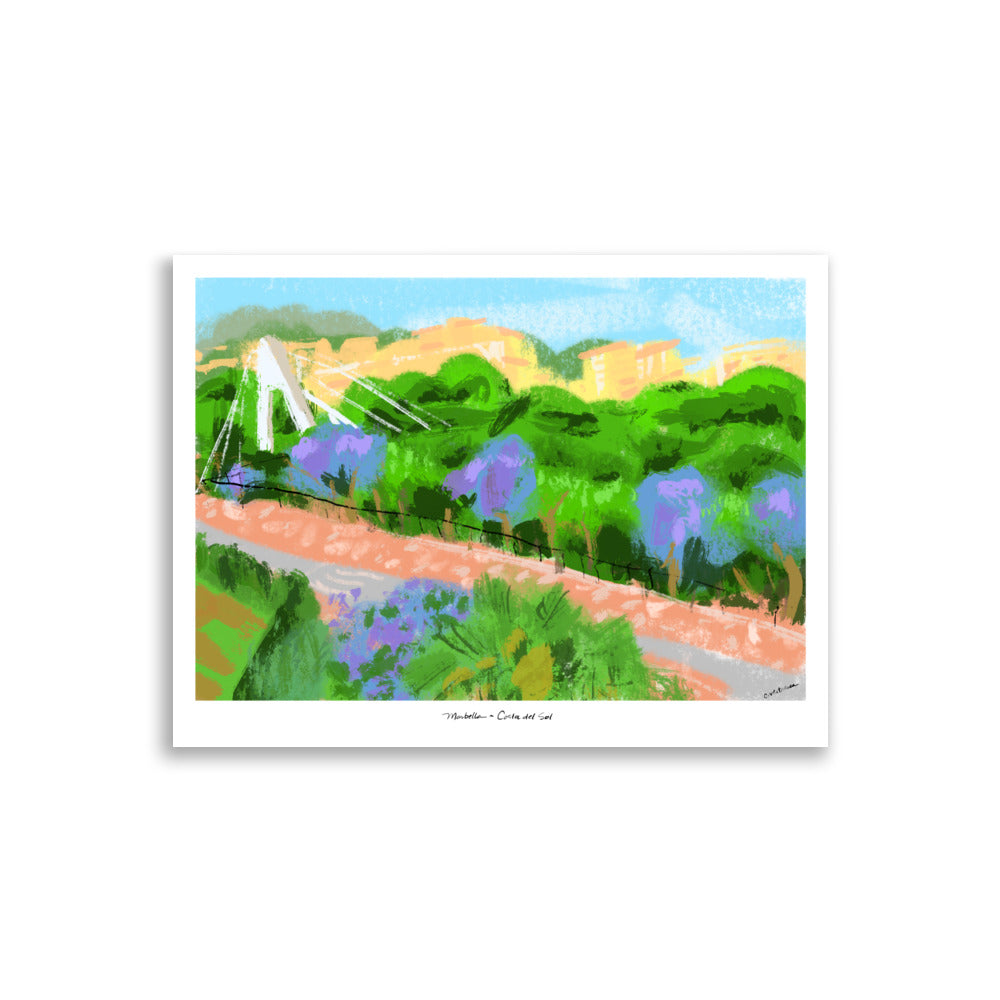 Marbella Spain Costa del Sol Wall Art Poster