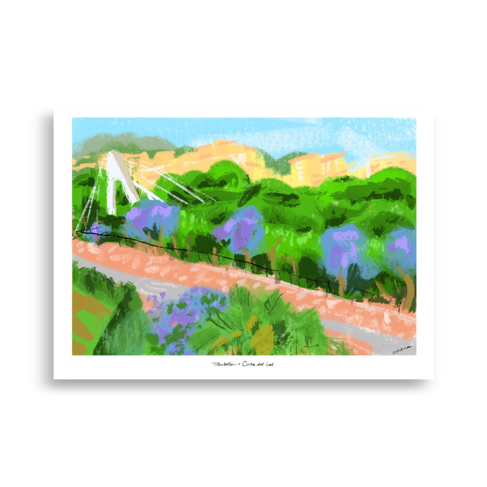 Marbella Spain Costa del Sol Wall Art Poster