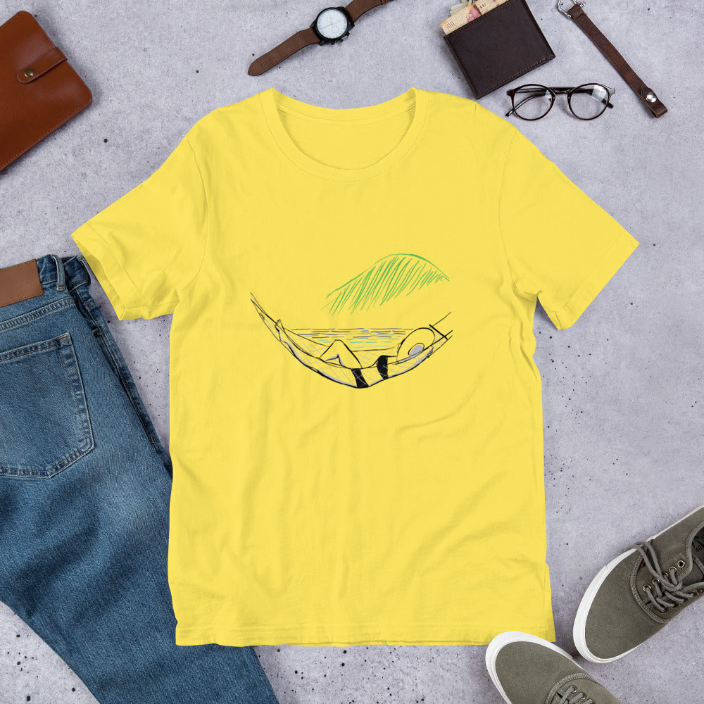 Beachside Hammock in Paradise Customizable Sanibel Island Coastal T-Shirt