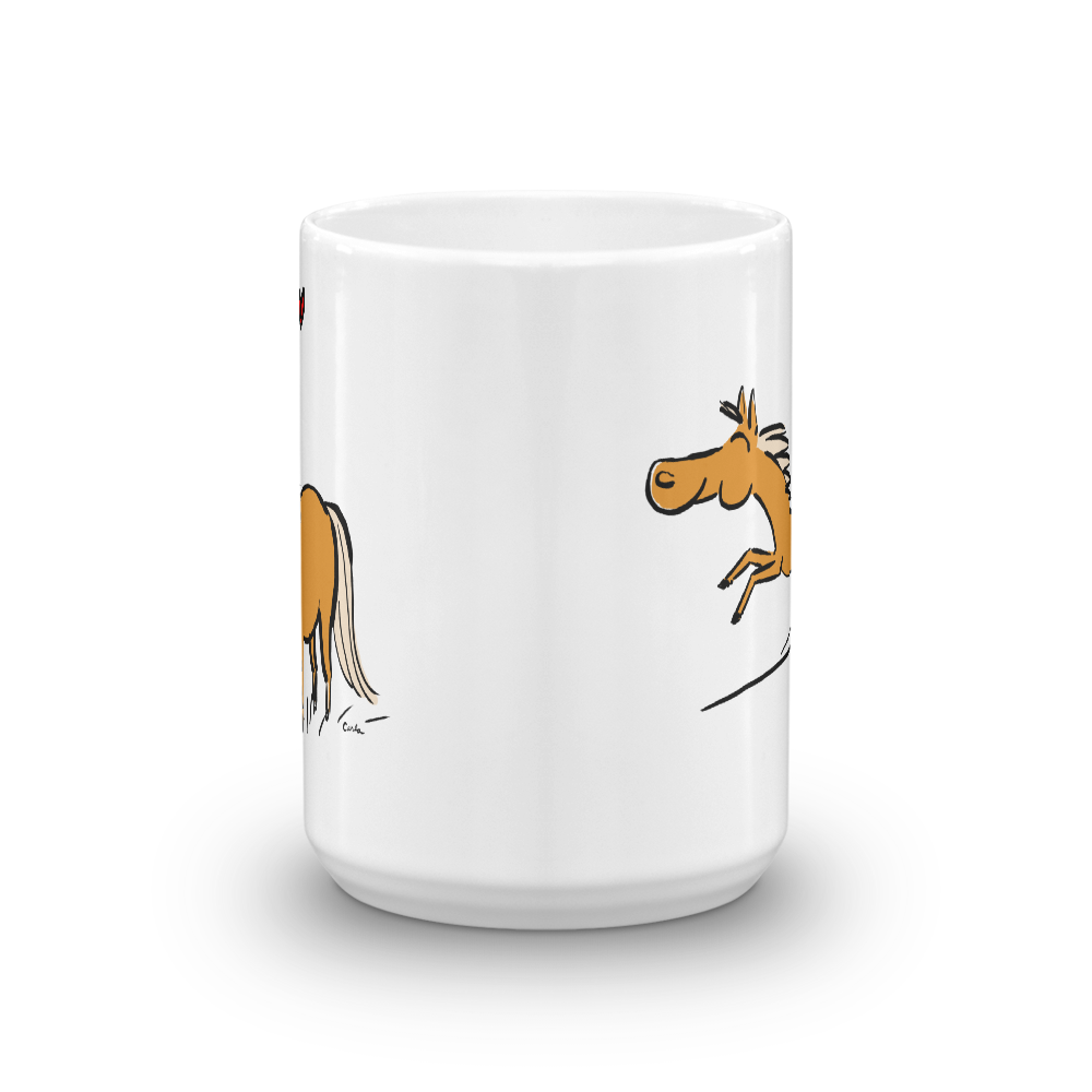 I Love Horses Coffee Mug