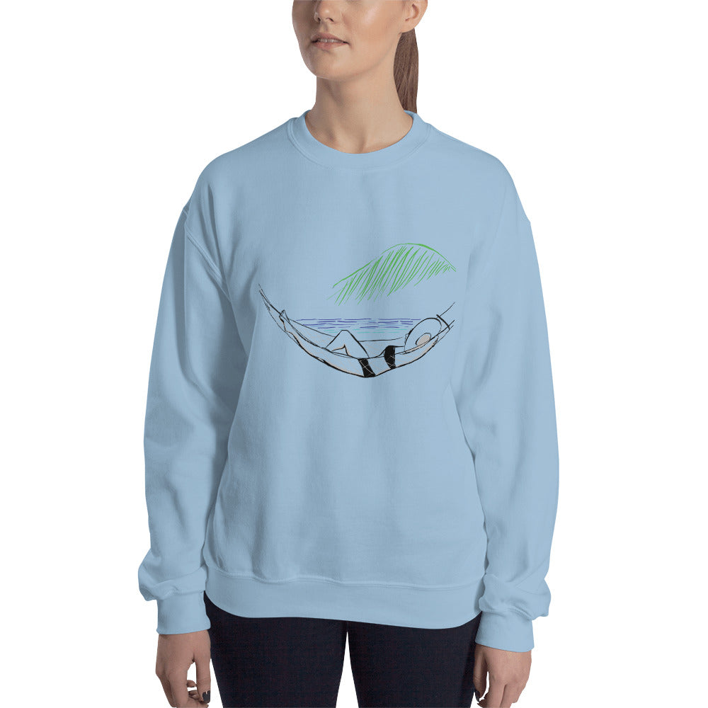 Beachside Hammock in Paradise Sweatshirt