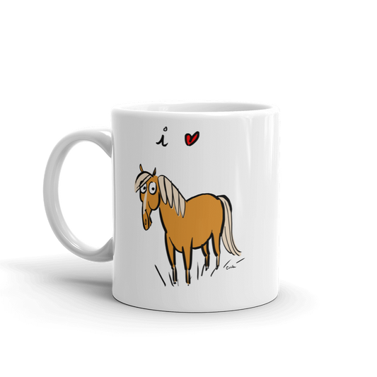 I Love Horses Coffee Mug