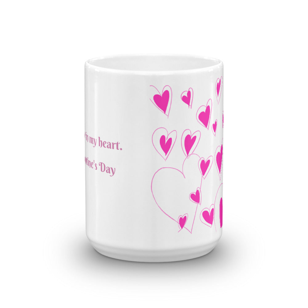 You're Always in My Heart Valentine's Day Coffee Mug