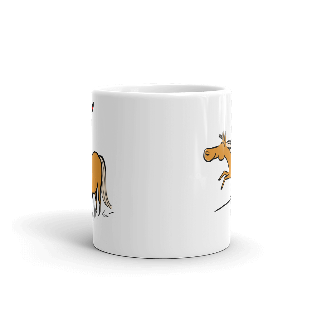 I Love Horses Coffee Mug