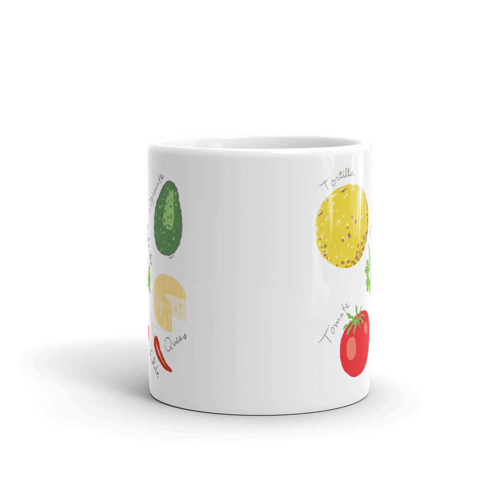 Mexican Ingredients Coffee Mug