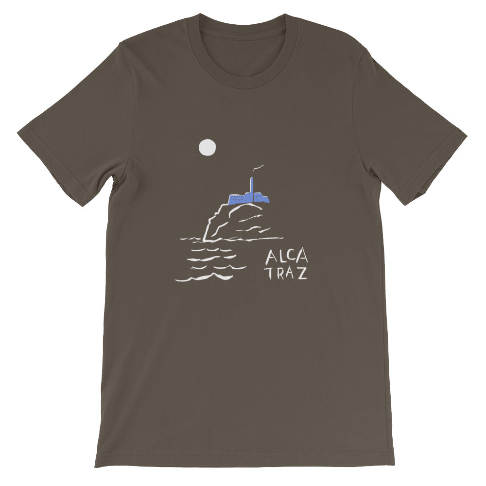 Alcatraz Island Night Tour Short-Sleeve Men's and Women's T-Shirt