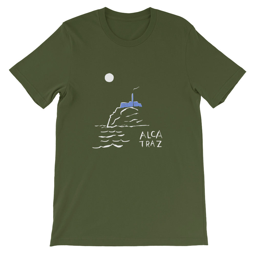 Alcatraz Island mens womens t-shirt Carla Miller Art
