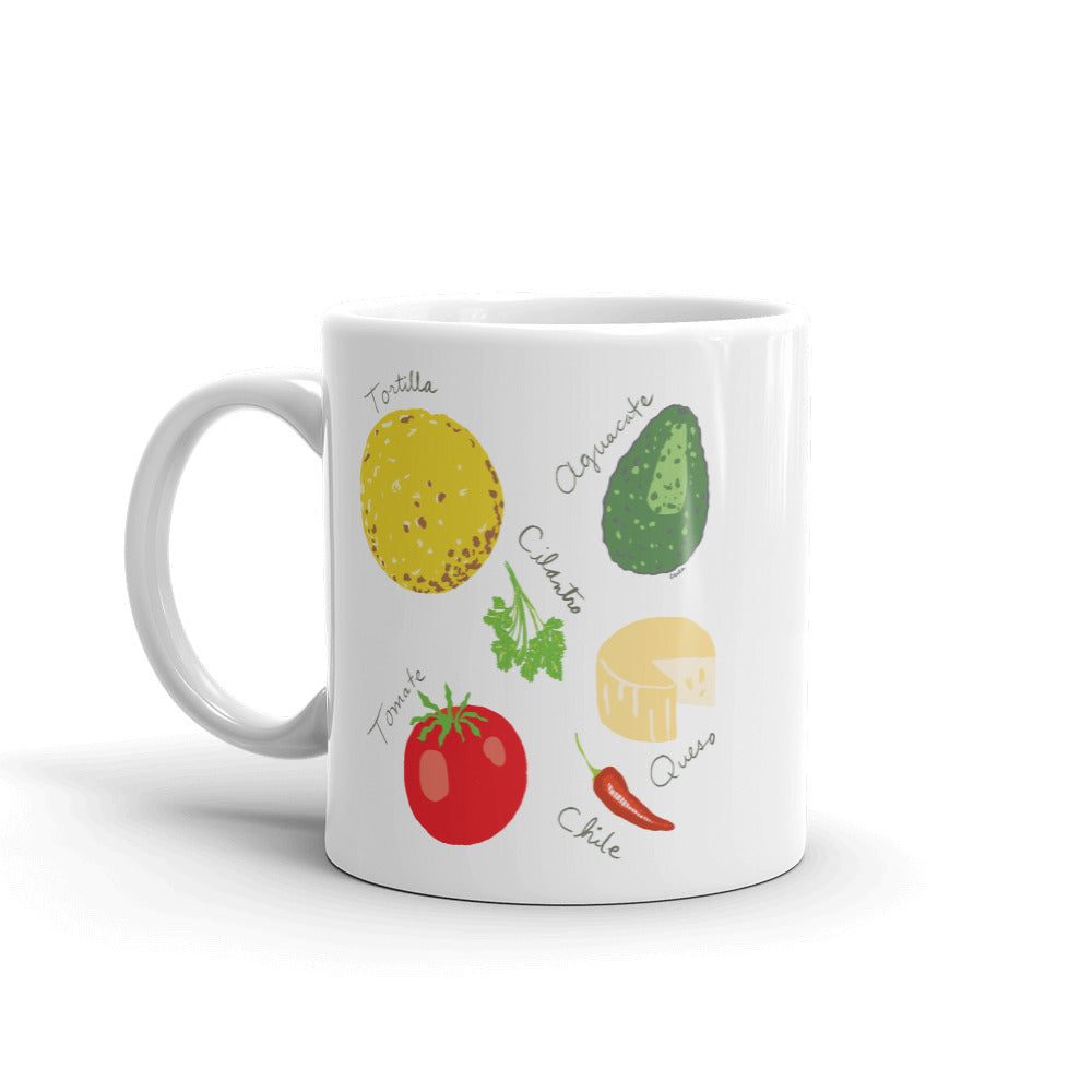 Mexican Ingredients Coffee Mug