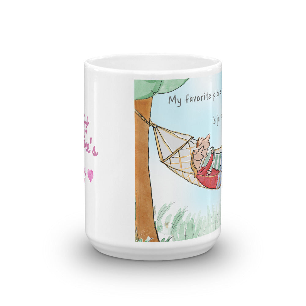 My Favorite Place is with You Valentine's Coffee Mug