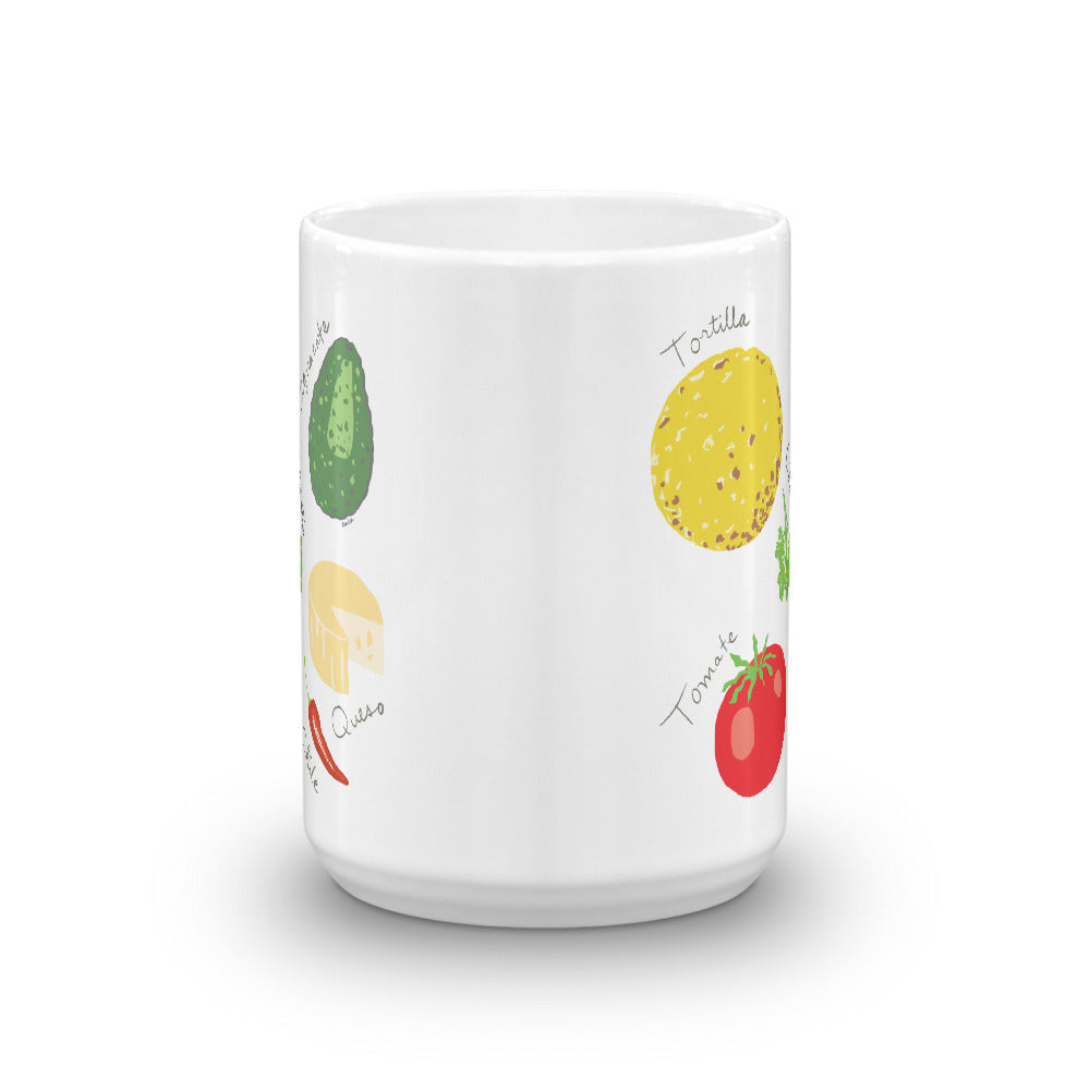 Mexican Ingredients Coffee Mug