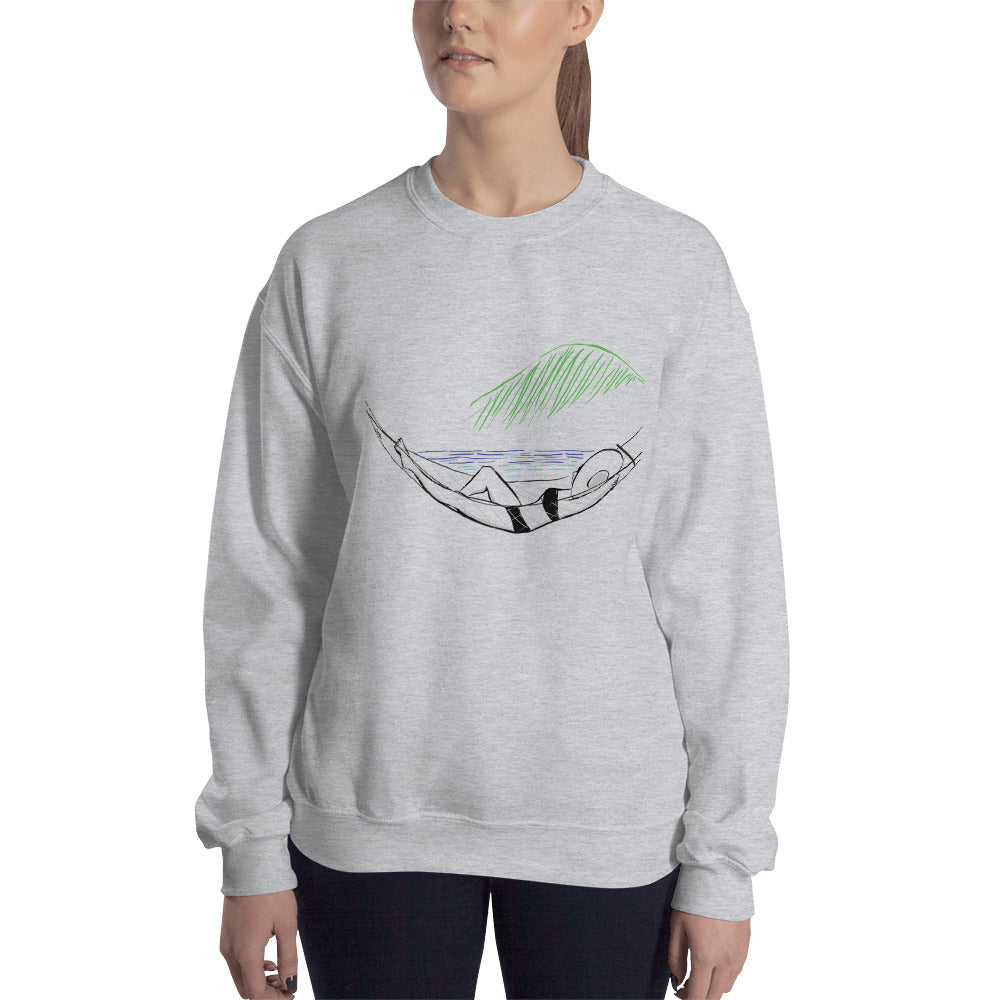 Beachside Hammock in Paradise Sweatshirt