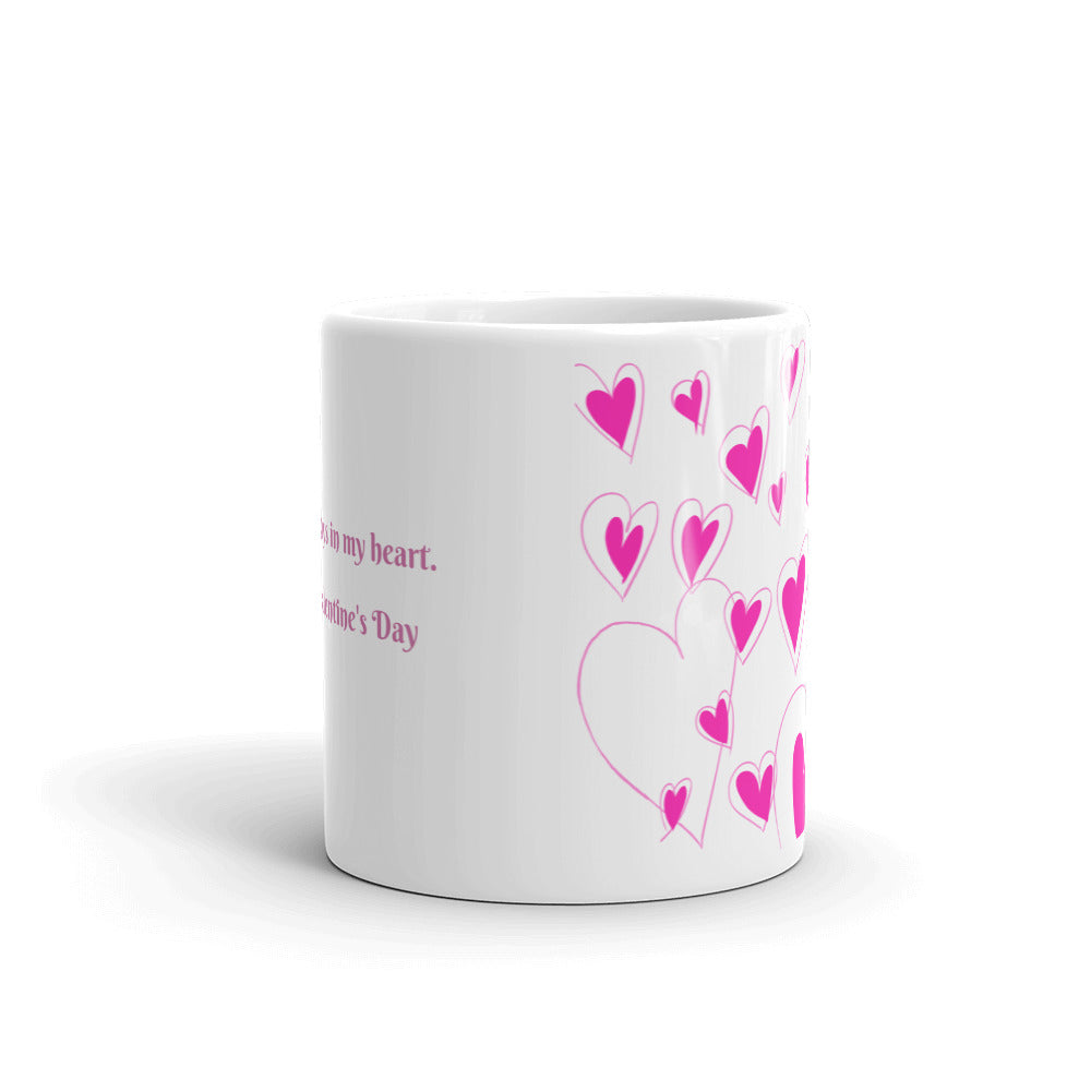 You're Always in My Heart Valentine's Day Coffee Mug