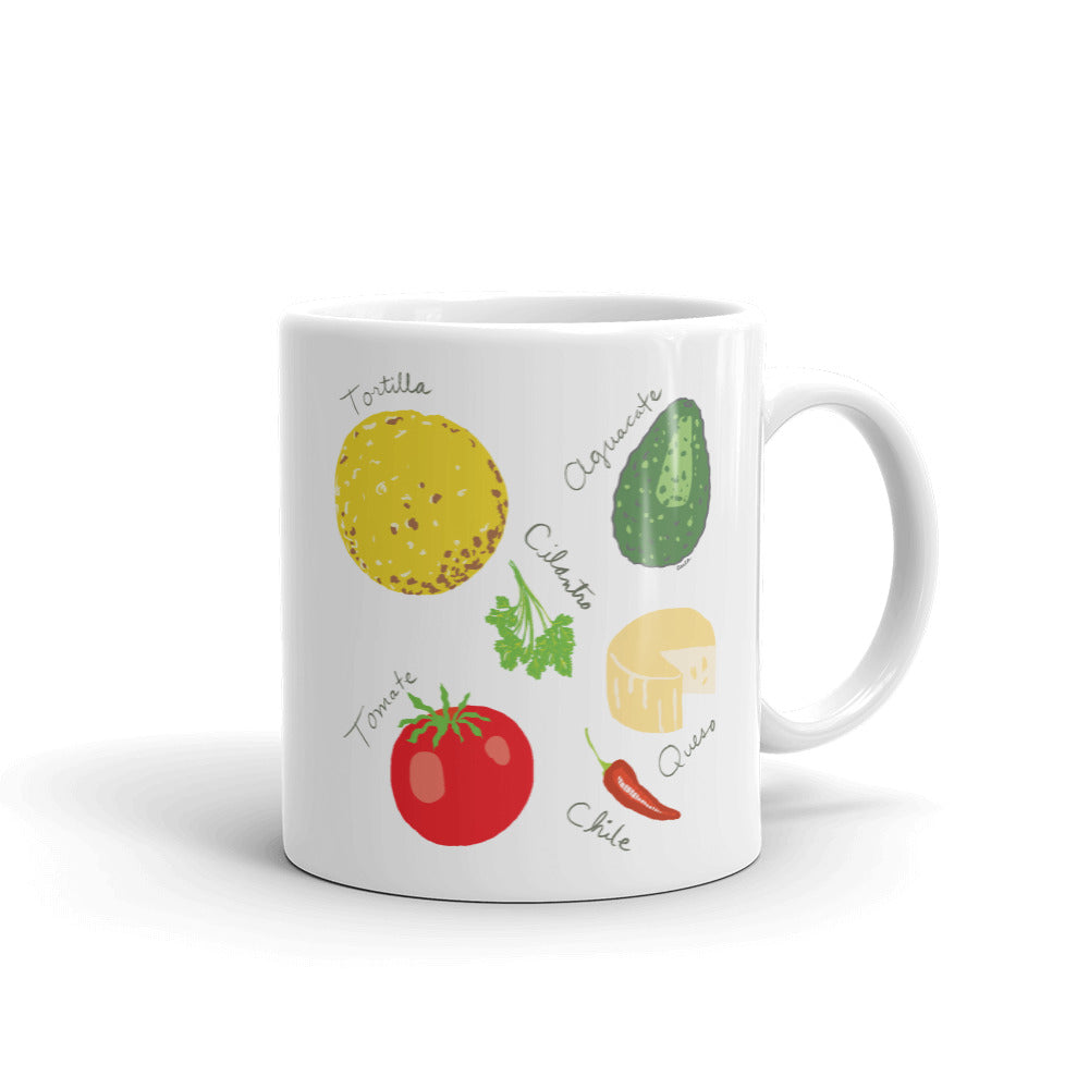 Mexican Ingredients Coffee Mug