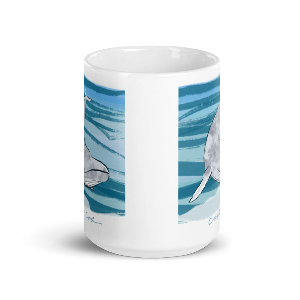 Whale Watching Cape Cod coffee mug