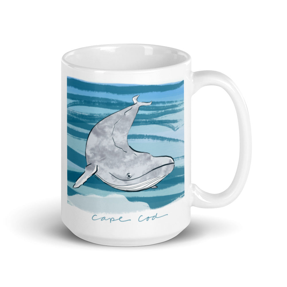 Whale Watching Cape Cod coffee mug